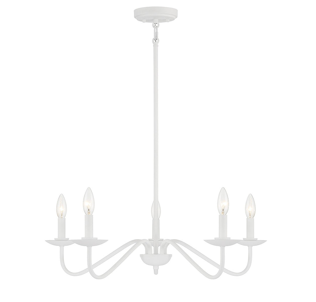 Meridian M100120BQW Chandelier Light - Bisque White