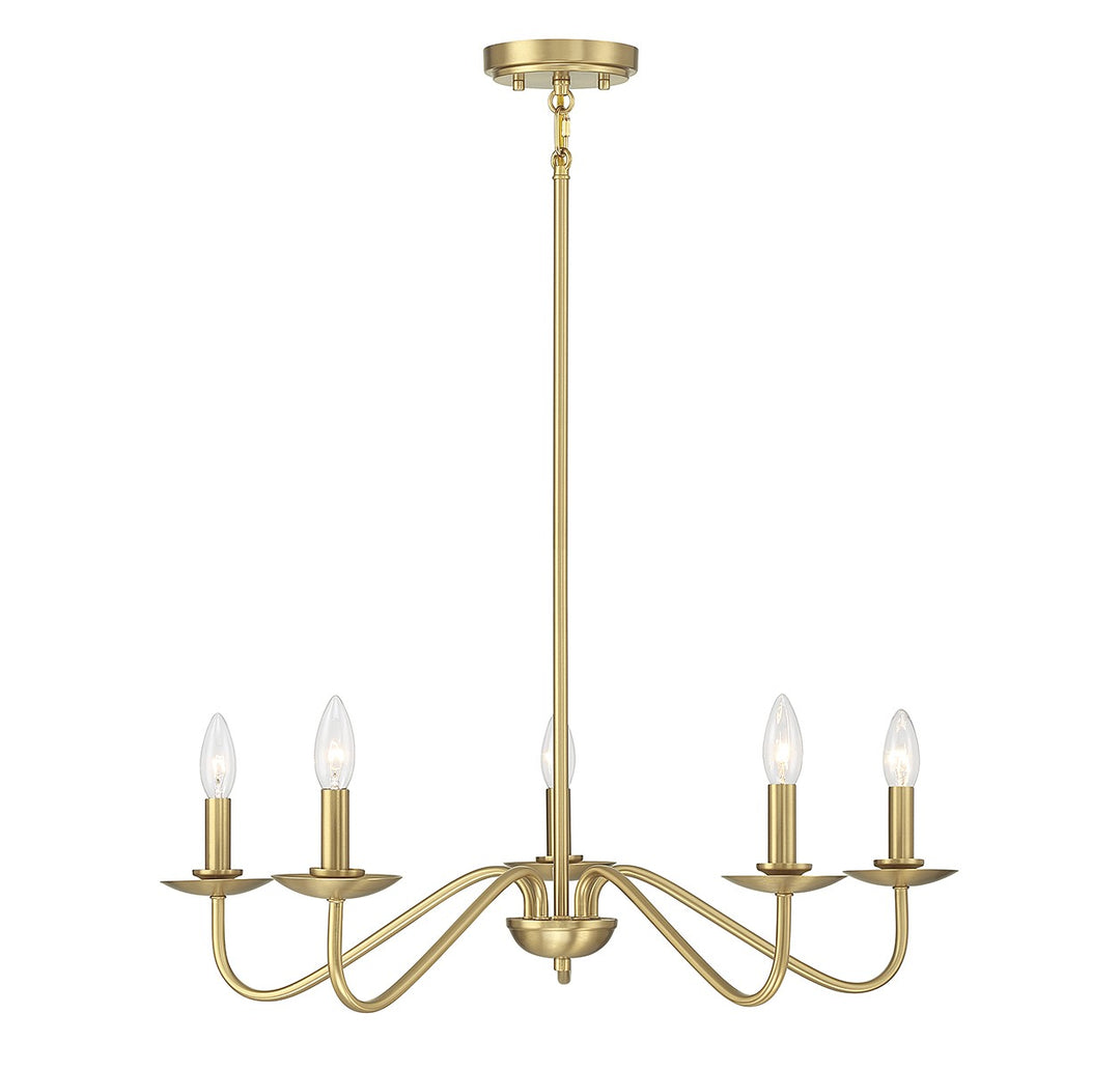 Meridian M100120NB Chandelier Light - Natural Brass