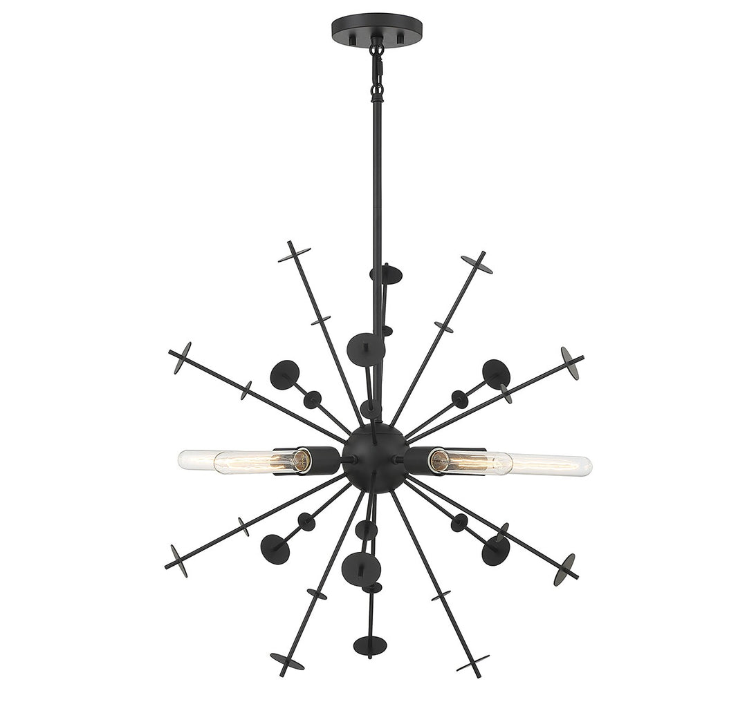Meridian M7027MBK Chandelier Light - Matte Black