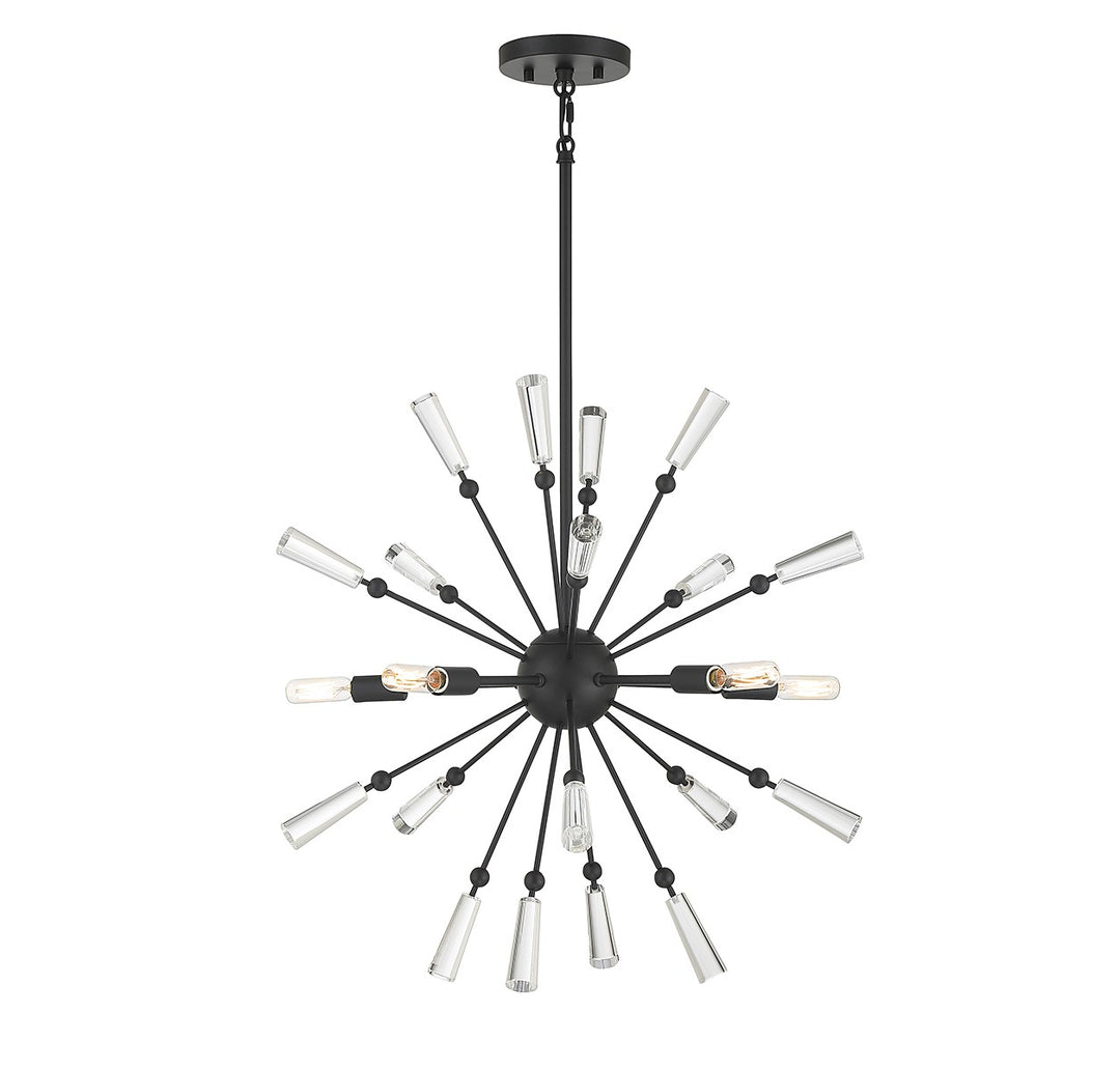 Meridian M7028MBK Chandelier Light - Matte Black