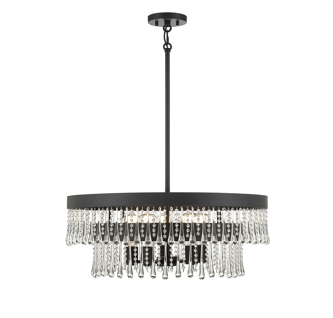 Meridian M7038MBK Chandelier Light - Matte Black