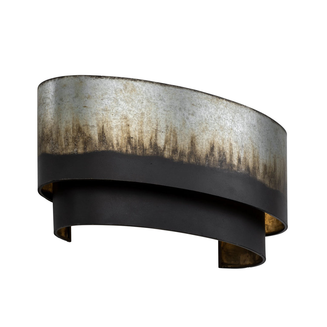 Varaluz Cannery 323W02OG Wall Sconce Light - Ombre Galvanized