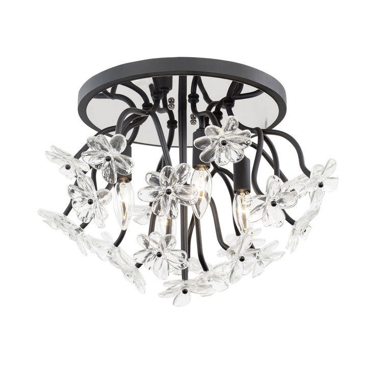 Varaluz Wildflower 378S04MB Ceiling Light - Matte Black