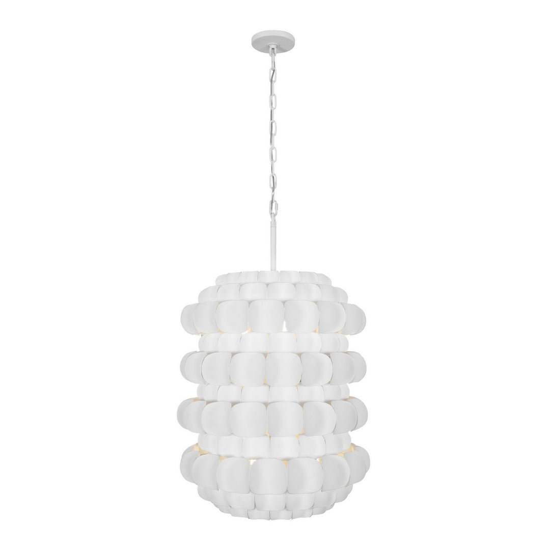 Varaluz Swoon 382F06MW Pendant Light - Matte White