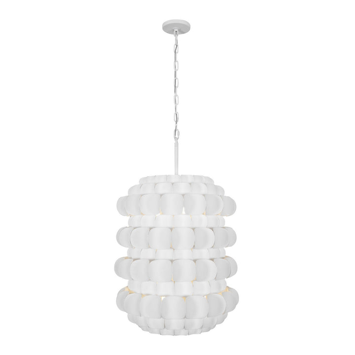 Varaluz Swoon 382F06MW Pendant Light - Matte White