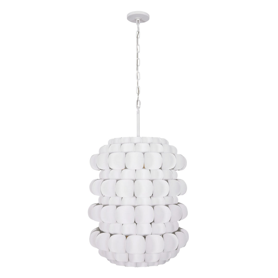 Varaluz Swoon 382F06MW Pendant Light - Matte White