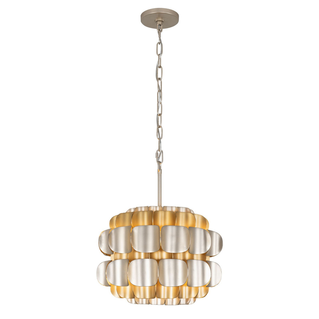 Varaluz Swoon 382P01AGGD Pendant Light - Antique Gold/Gold Dust