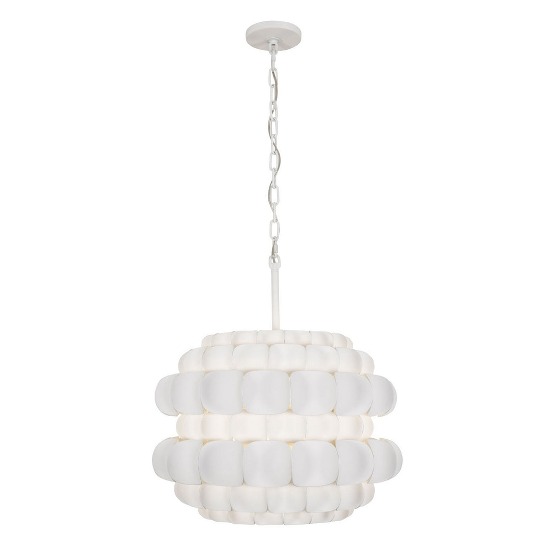 Varaluz Swoon 382P03MW Pendant Light - Matte White