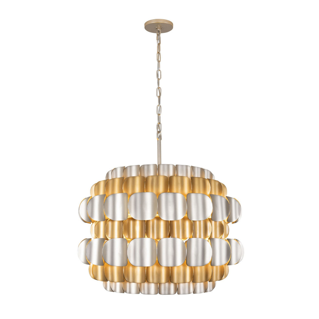 Varaluz Swoon 382P06AGGD Pendant Light - Antique Gold/Gold Dust