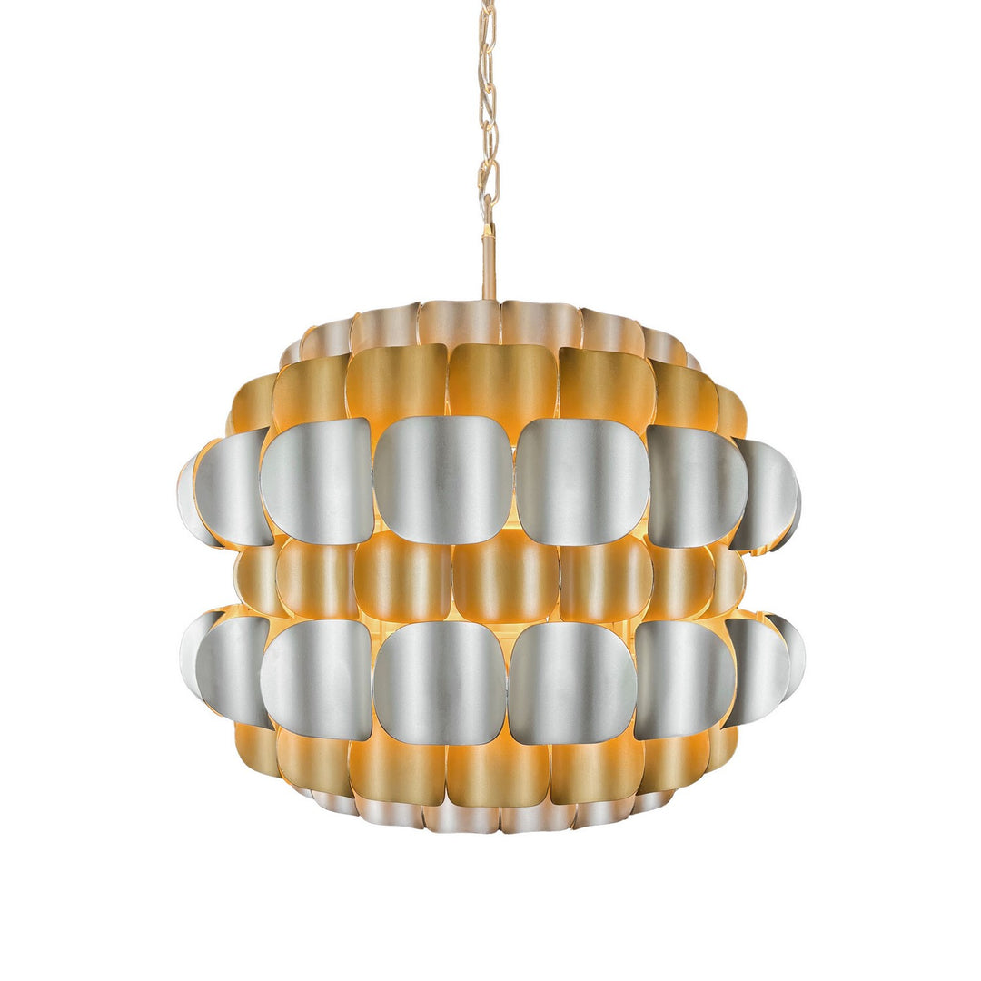 Varaluz Swoon 382P06AGGD Pendant Light - Antique Gold/Gold Dust