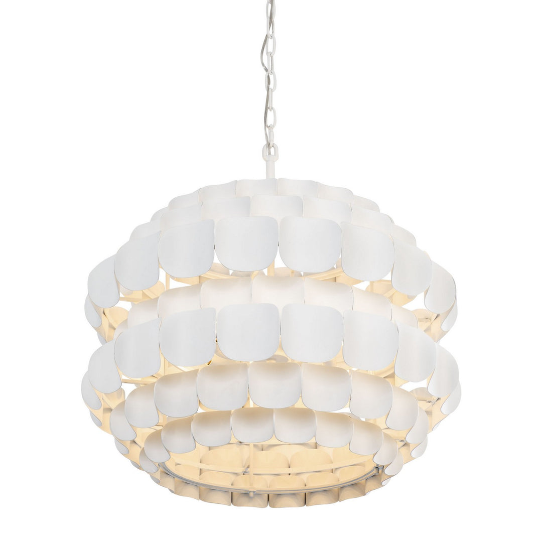 Varaluz Swoon 382P06MW Pendant Light - Matte White