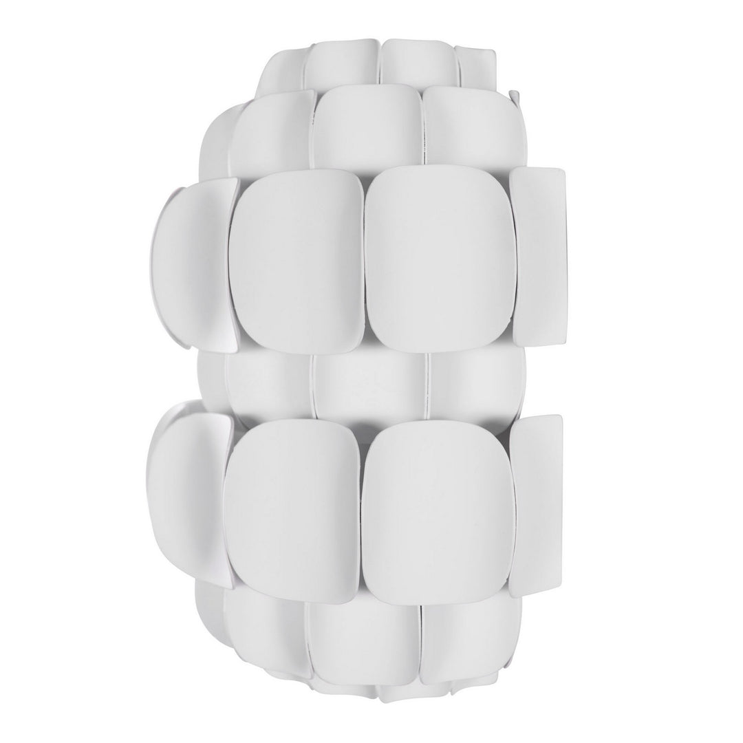 Varaluz Swoon 382W01MW Wall Sconce Light - Matte White
