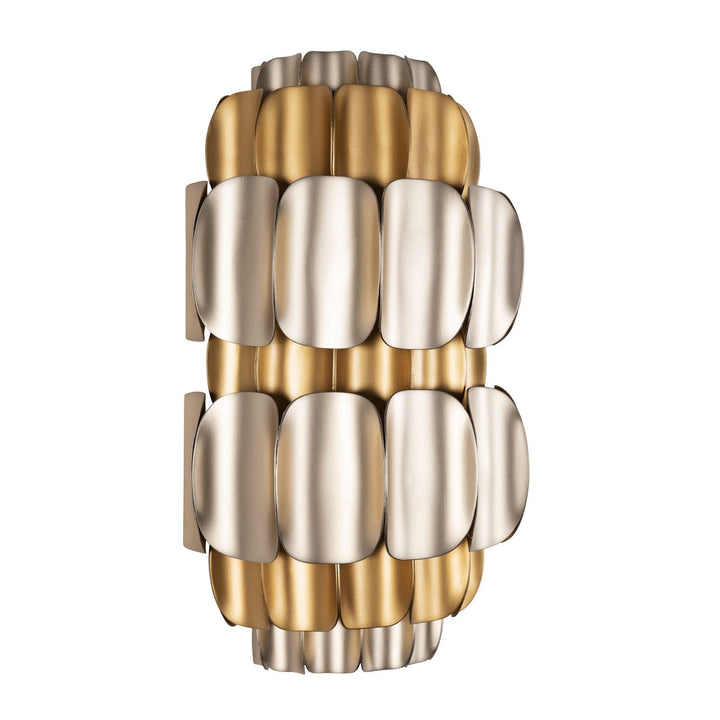 Varaluz Swoon 382W02AGGD Wall Sconce Light - Antique Gold/Gold Dust