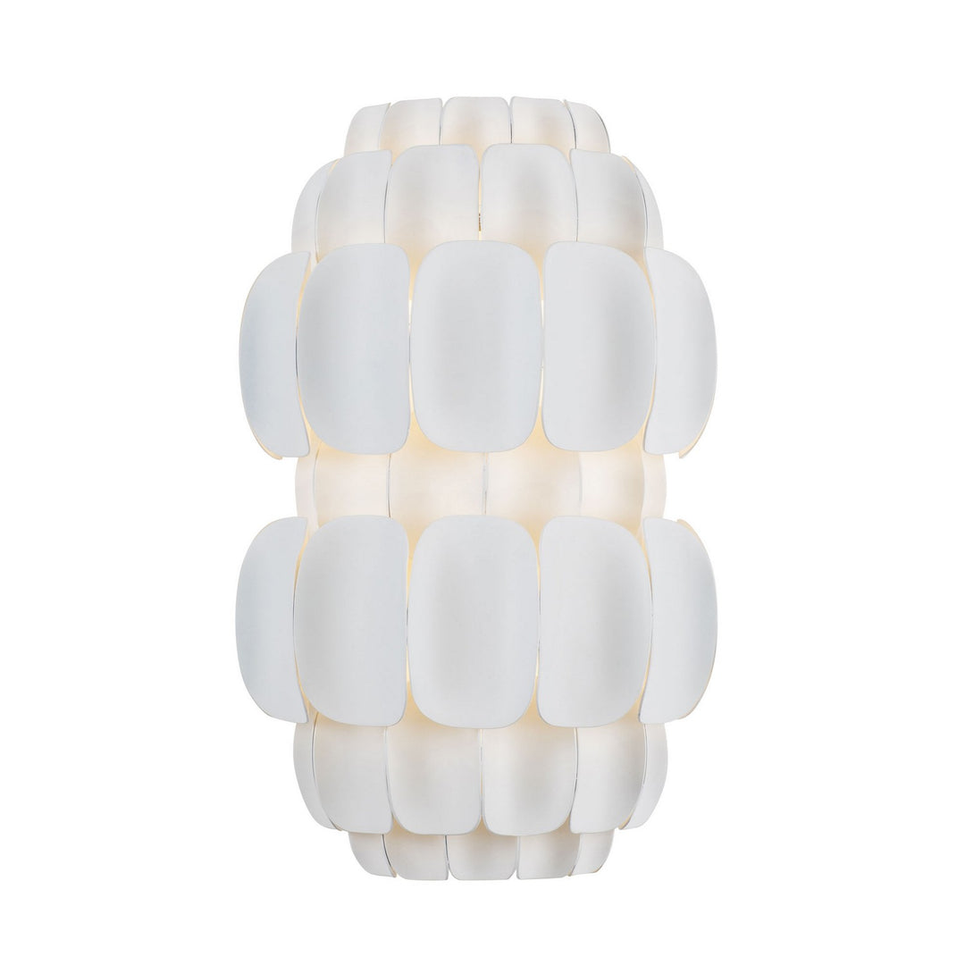 Varaluz Swoon 382W02MW Wall Sconce Light - Matte White