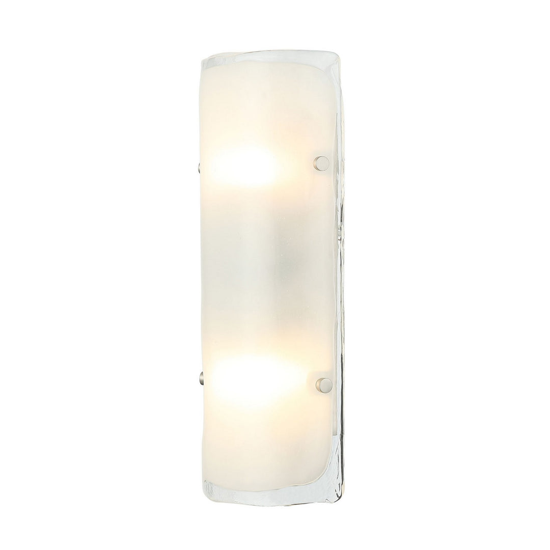 Varaluz Fairchild 385W02BNS Wall Sconce Light - Black/Polished Nickel/Satin Brass