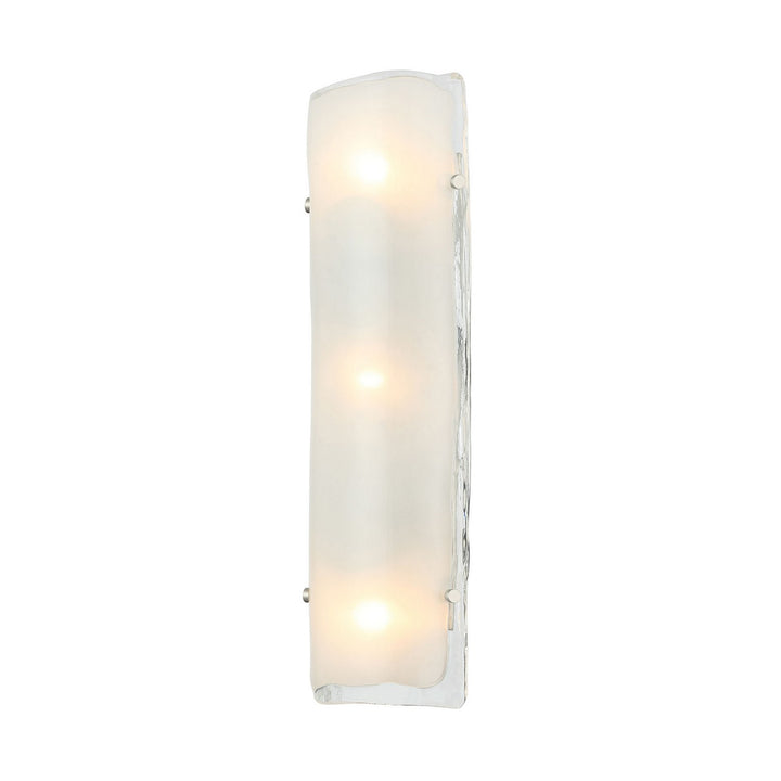 Varaluz Fairchild 385W03BNS Wall Sconce Light - Black/Polished Nickel/Satin Brass