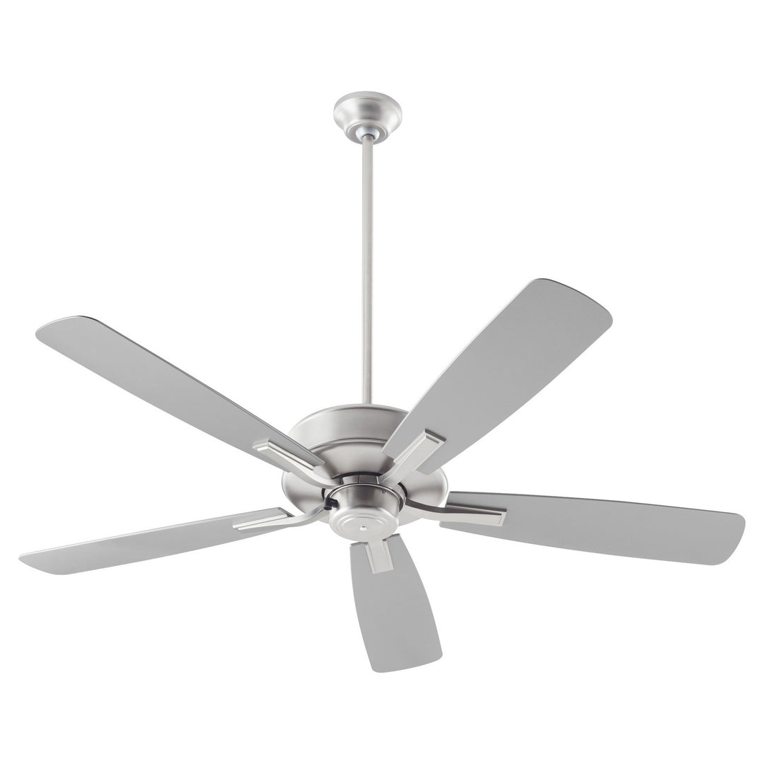 Quorum Ovation Patio 1452-65 Ceiling Fan - Satin Nickel, Silver