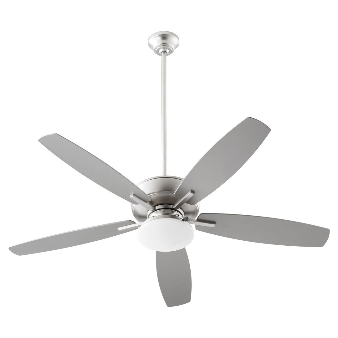 Quorum Breeze Patio Plus 52 17052-165 Ceiling Fan - Satin Nickel, Silver