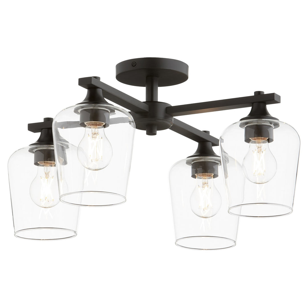 Quorum Veno 358-4-59 Ceiling Light - Matte Black