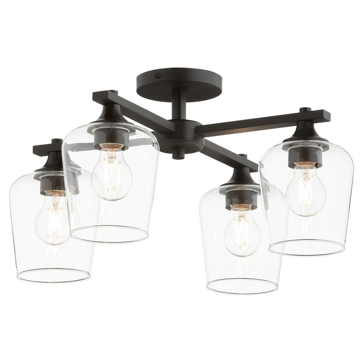 Quorum Veno 358-4-59 Ceiling Light - Matte Black