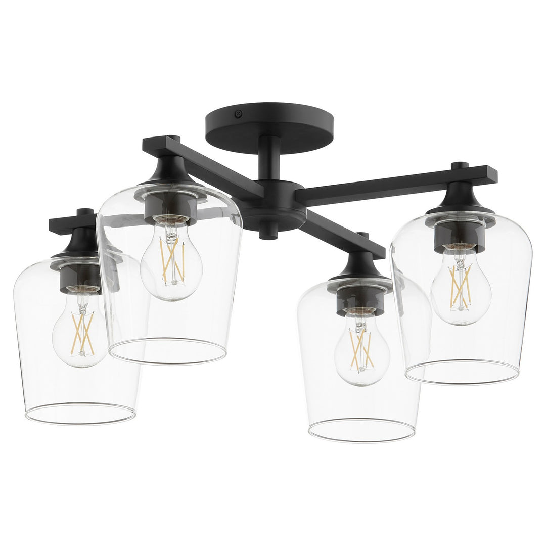 Quorum Veno 358-4-59 Ceiling Light - Matte Black