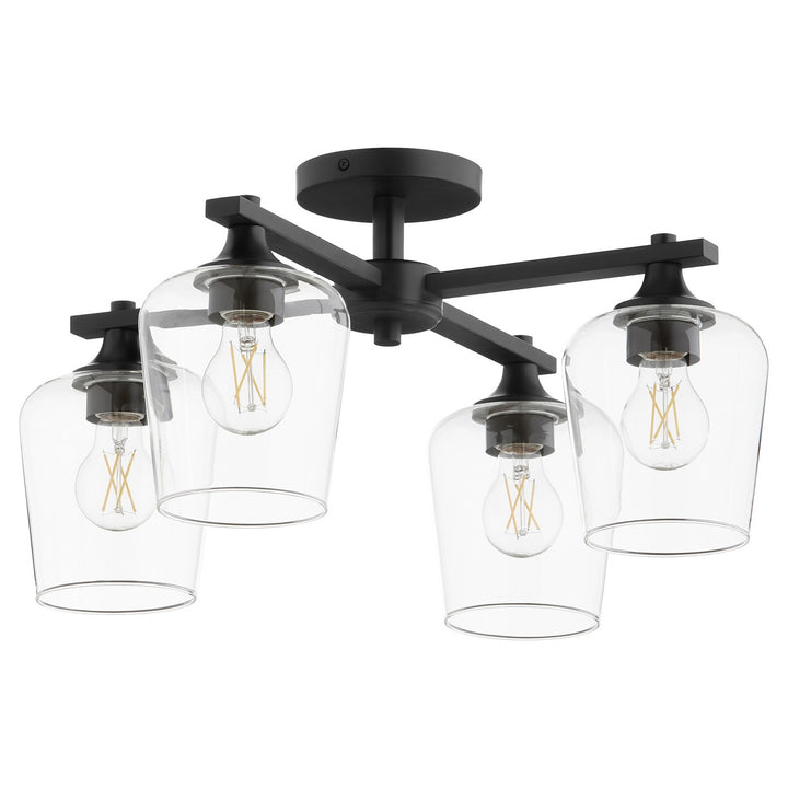 Quorum Veno 358-4-59 Ceiling Light - Matte Black