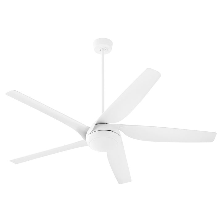 Quorum Fury 41655-8 Ceiling Fan 65 in. - Studio White