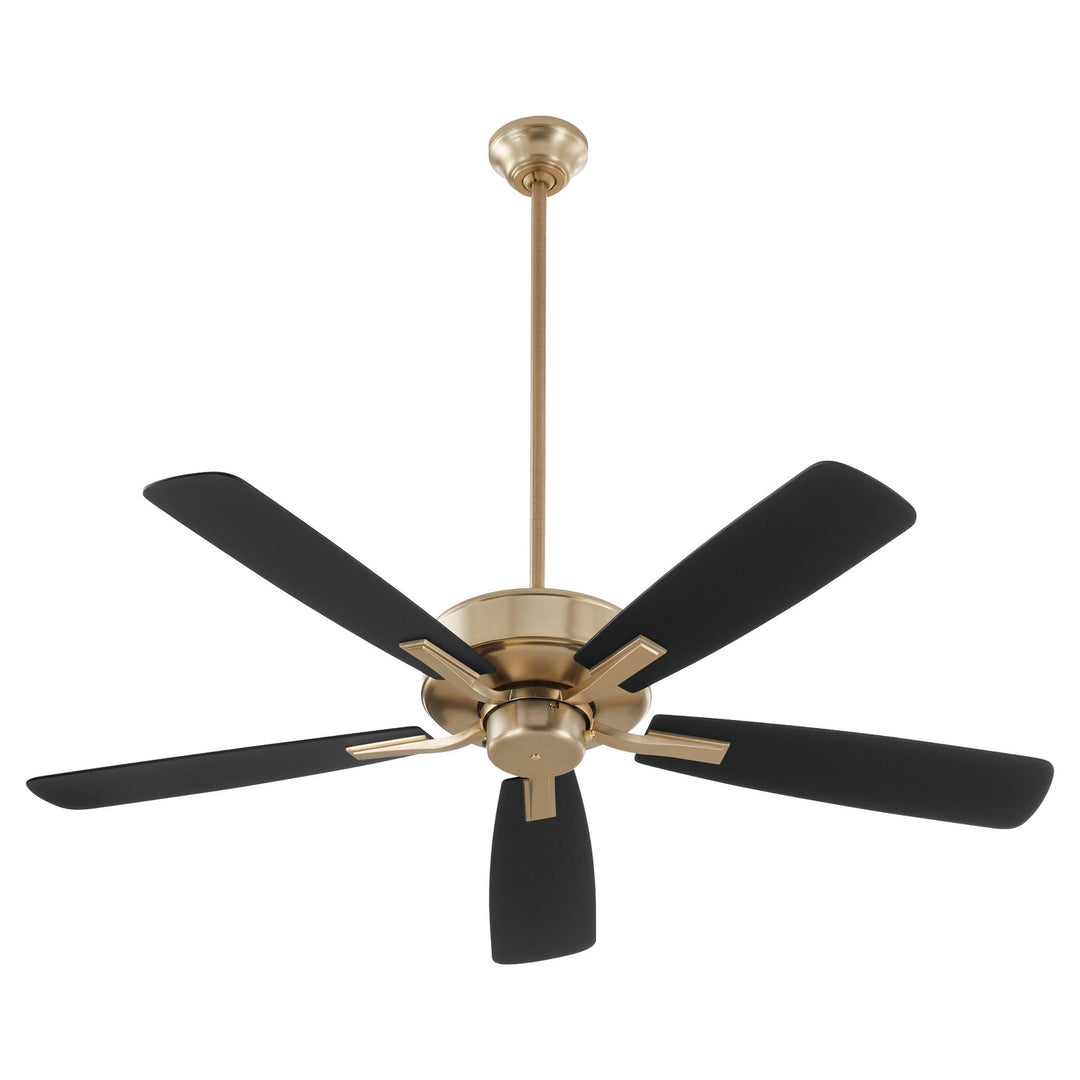 Quorum 4525-80-QUORUM1 Ceiling Fan 52 in. - Aged Brass,