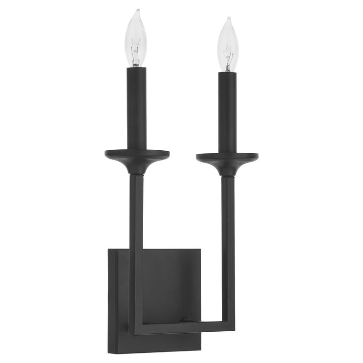 Quorum Eldorado 5005-2-59 Wall Sconce Light - Matte Black