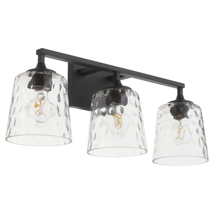 Quorum Eldorado 5005-3-159 Bath Vanity Light 25 in. wide - Matte Black