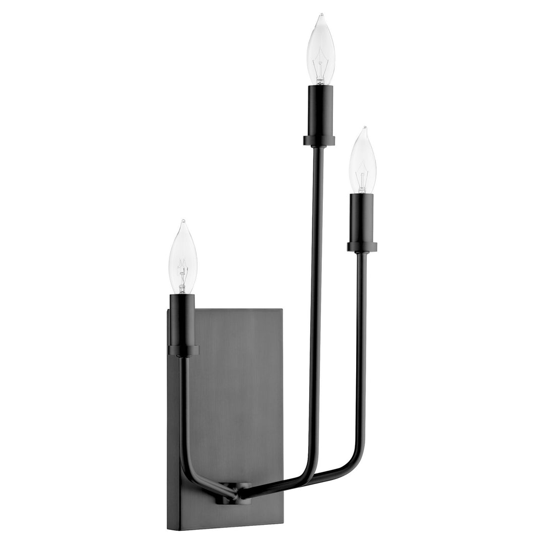 Quorum Harmony 557-3-59 Wall Sconce Light - Matte Black