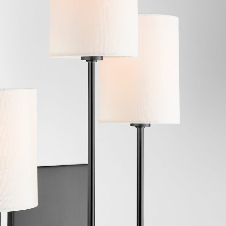 Quorum Harmony 557-3-59 Wall Sconce Light - Matte Black