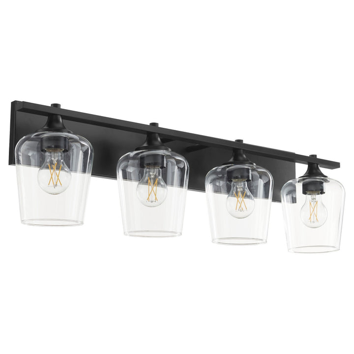 Quorum Veno 558-4-59 Bath Vanity Light 32 in. wide - Matte Black