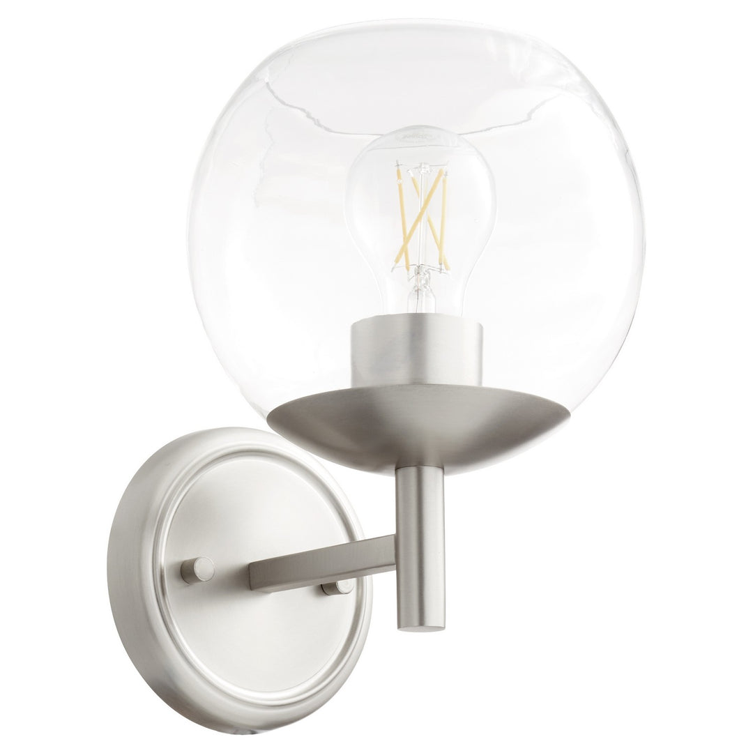 Quorum Lyon 578-1-65 Wall Sconce Light - Satin Nickel