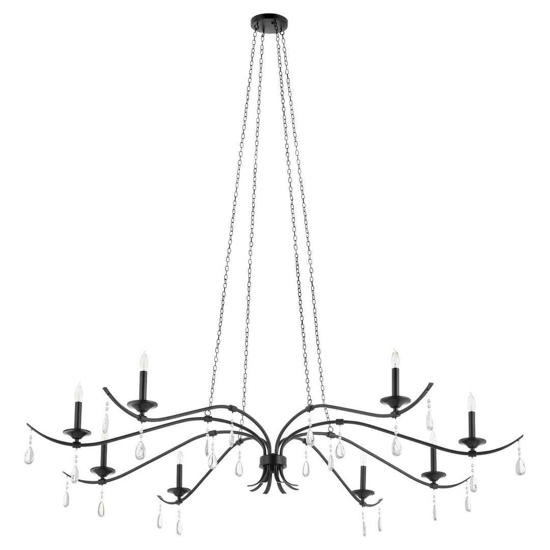 Quorum Lorelei 602-8-59 Chandelier Light - Matte Black
