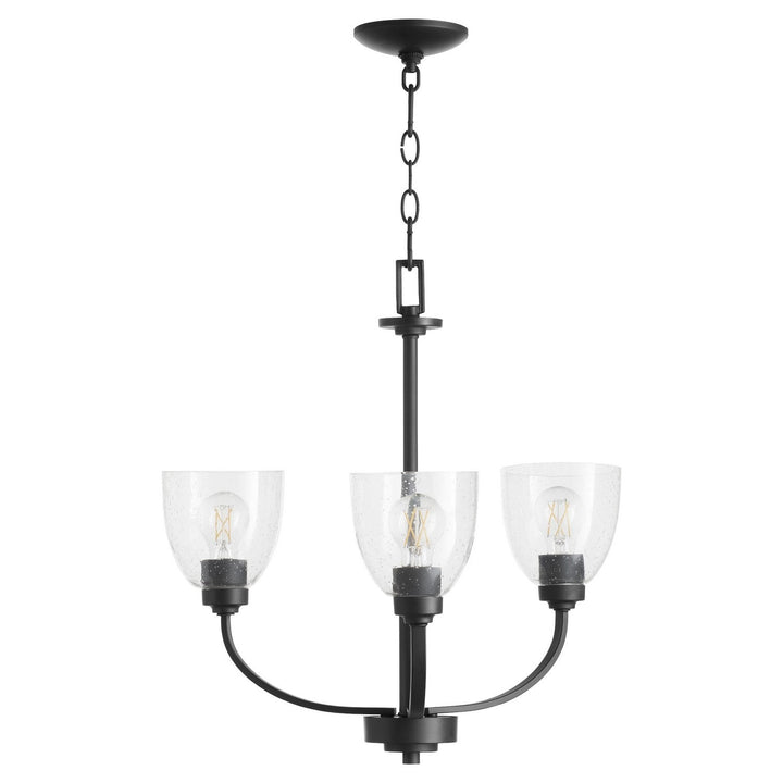 Quorum Reyes 6060-3-69 Chandelier Light - Textured Black