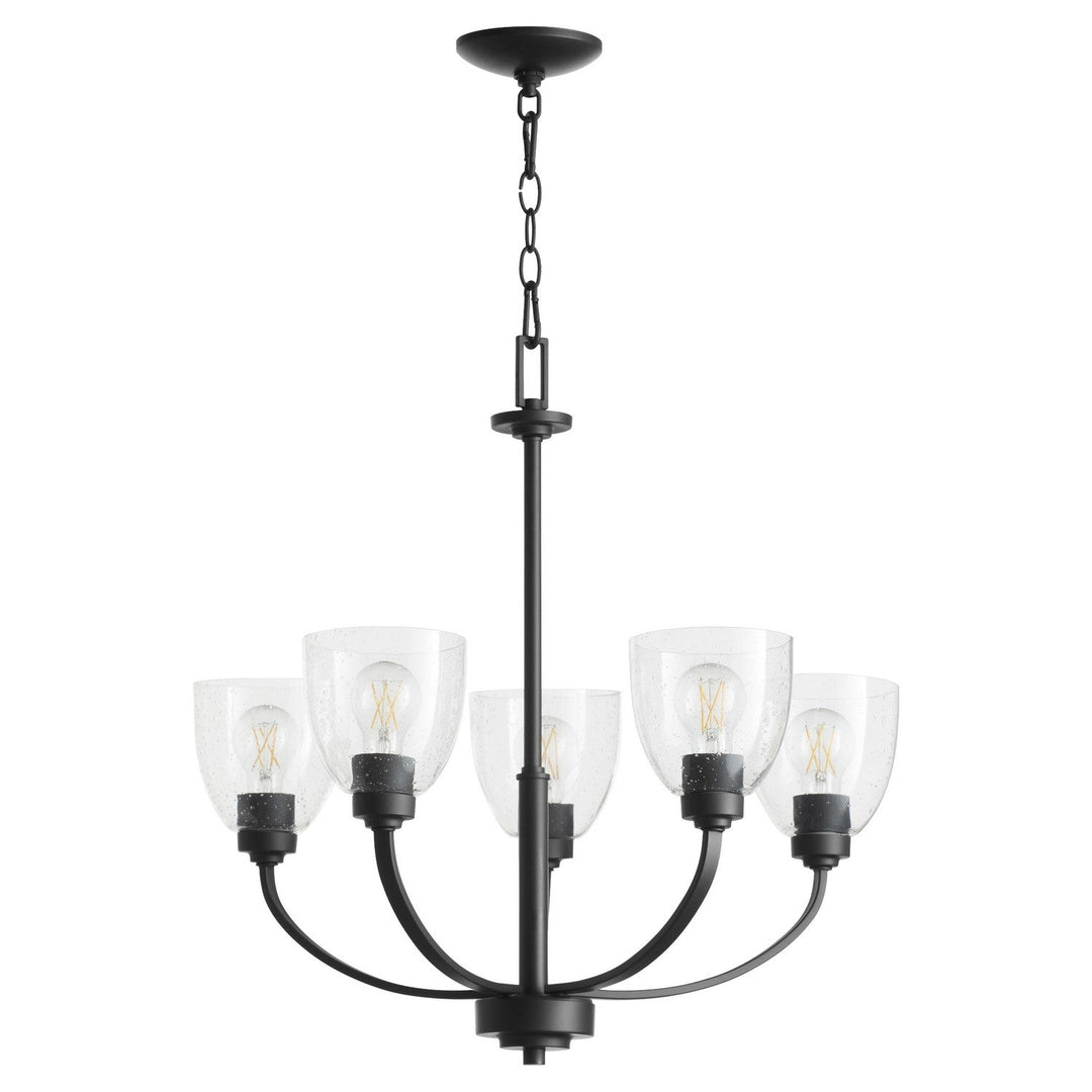 Quorum Reyes 6060-5-69 Chandelier Light - Textured Black