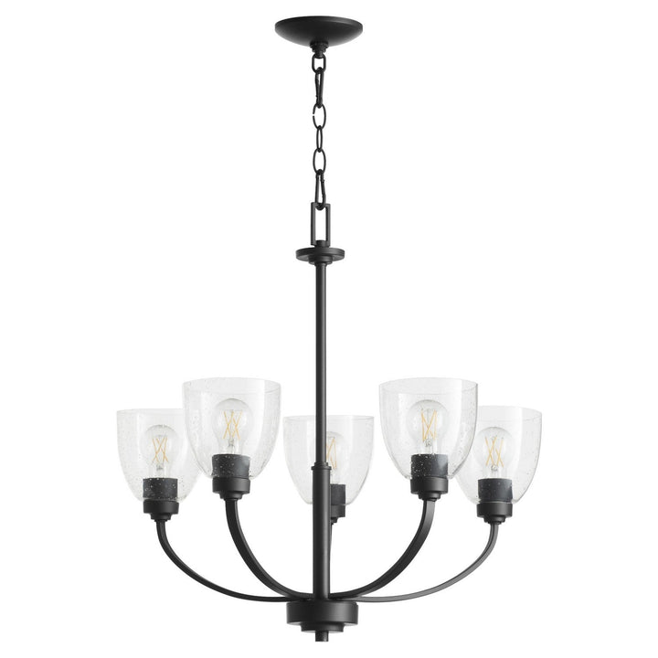 Quorum Reyes 6060-5-69 Chandelier Light - Textured Black