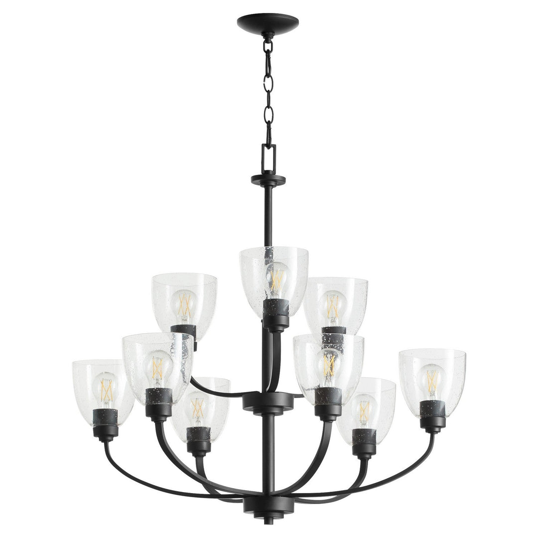 Quorum Reyes 6060-9-69 Chandelier Light - Textured Black