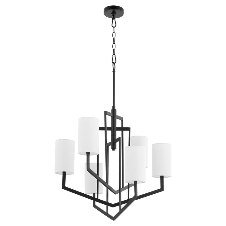 Quorum Bolivar 6078-6-59 Chandelier Light - Matte Black