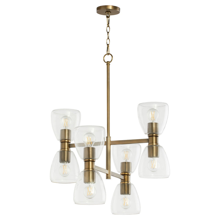 Quorum Relo 615-8-81 Chandelier Light - Dark Brass