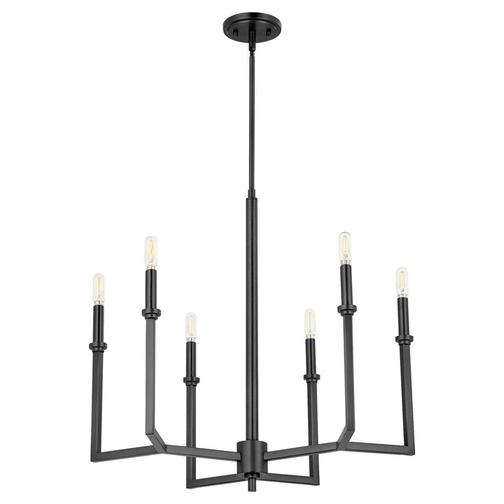 Quorum Merrick 6174-6-59 Chandelier Light - Matte Black