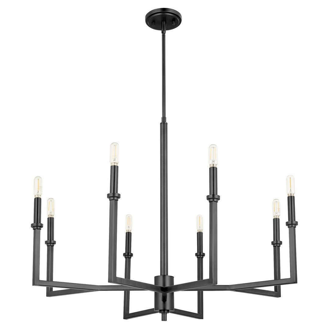 Quorum Merrick 6174-8-59 Chandelier Light - Matte Black