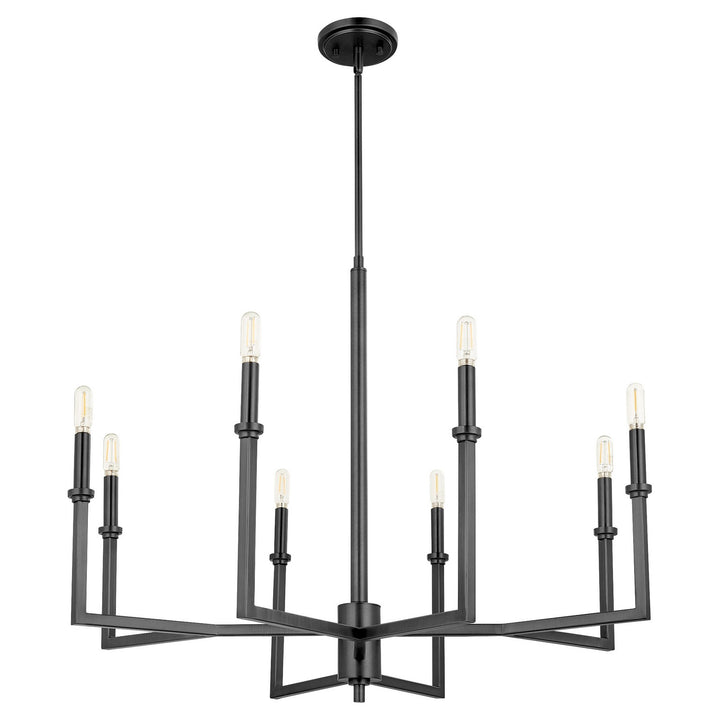 Quorum Merrick 6174-8-59 Chandelier Light - Matte Black
