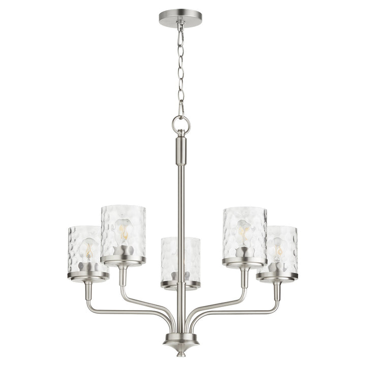 Quorum Starky 617-5-65 Chandelier Light - Satin Nickel