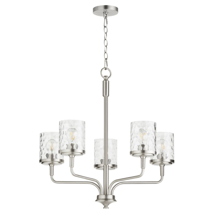 Quorum Starky 617-5-65 Chandelier Light - Satin Nickel