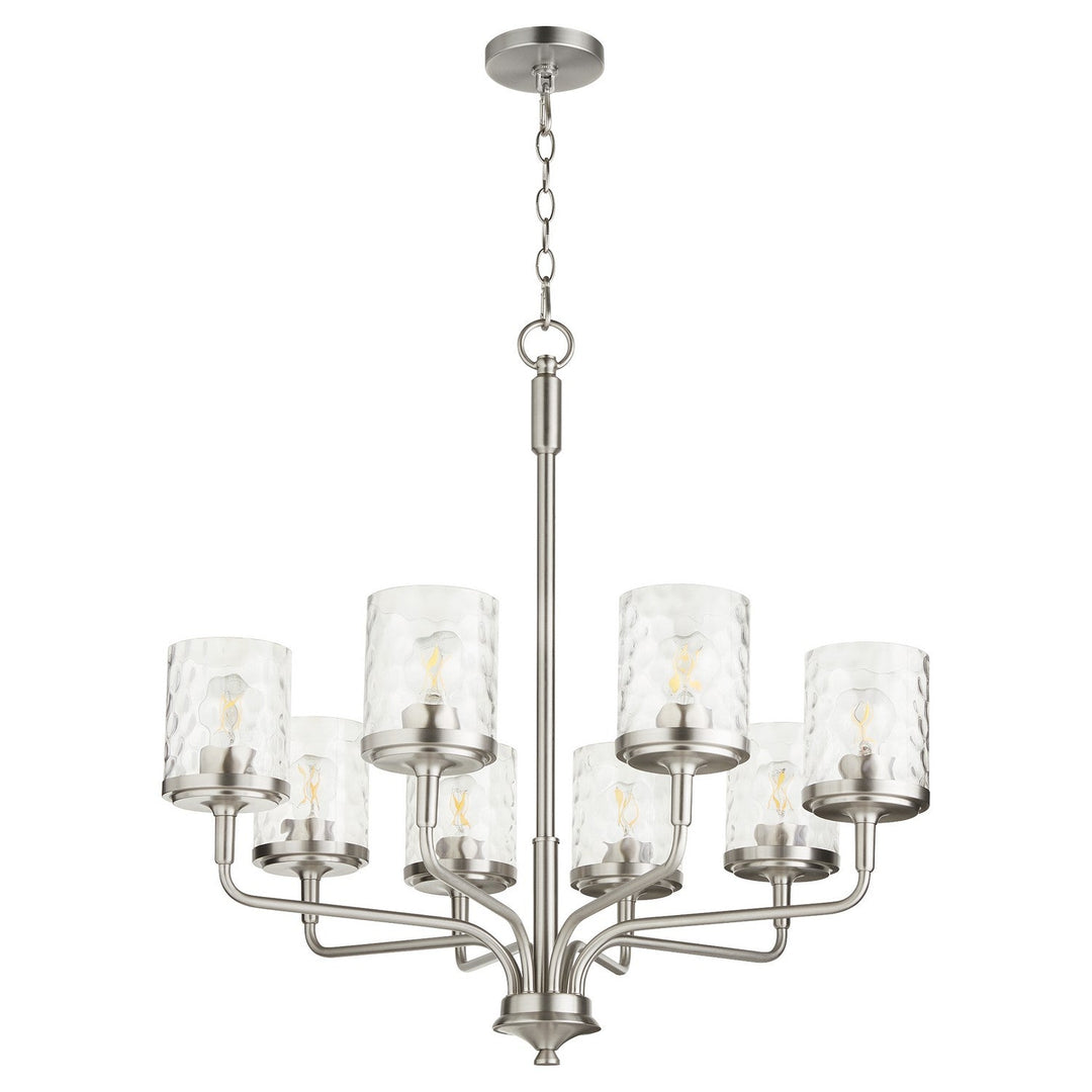 Quorum Starky 617-8-65 Chandelier Light - Satin Nickel