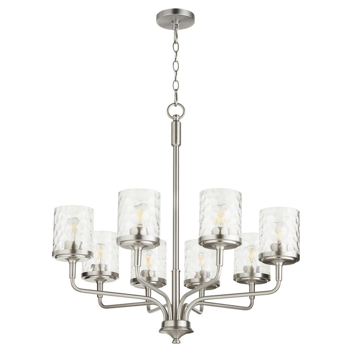 Quorum Starky 617-8-65 Chandelier Light - Satin Nickel