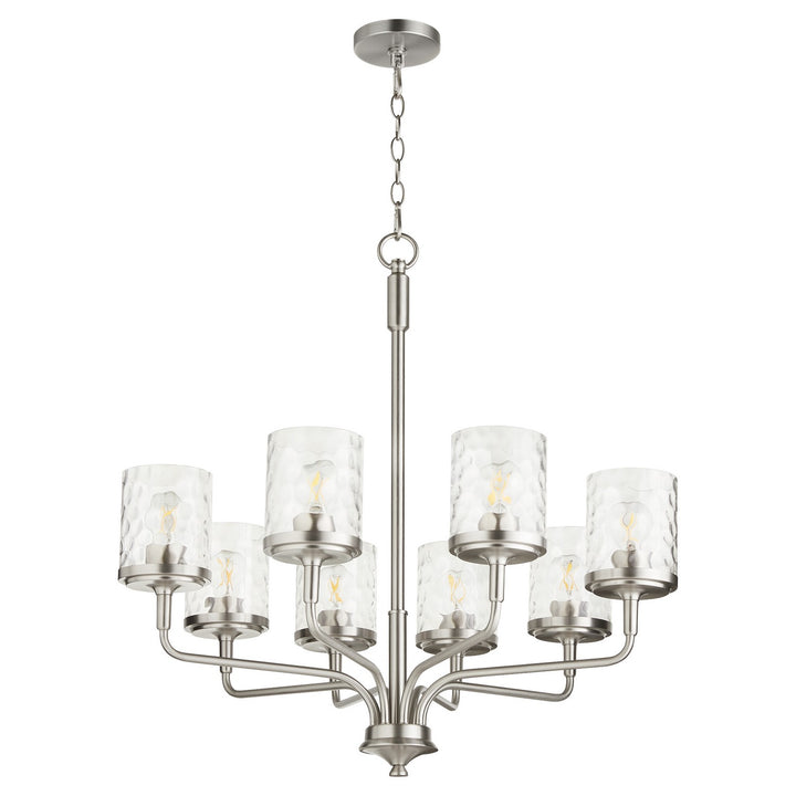 Quorum Starky 617-8-65 Chandelier Light - Satin Nickel