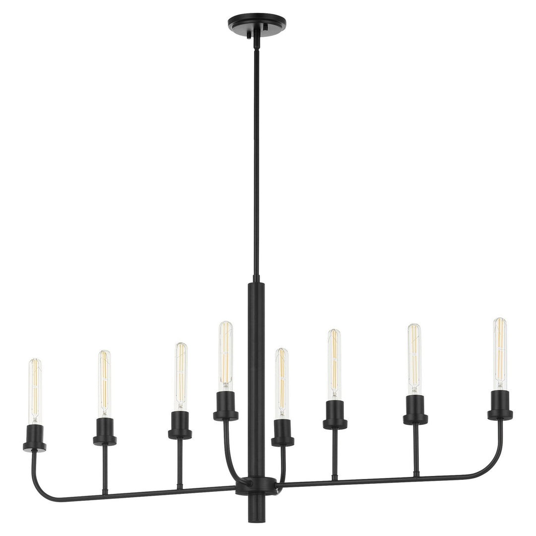 Quorum Sheridan 622-8-59 Pendant Light - Matte Black